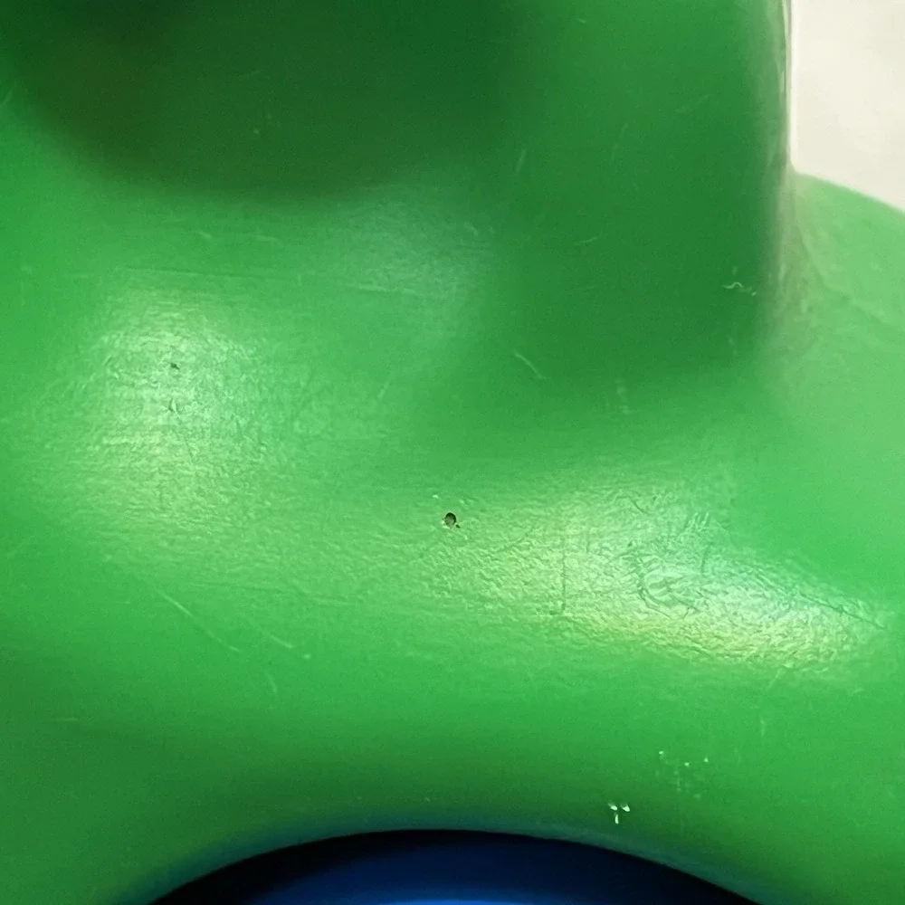 Vintage Little Tikes Chunky Green Dump Truck 6